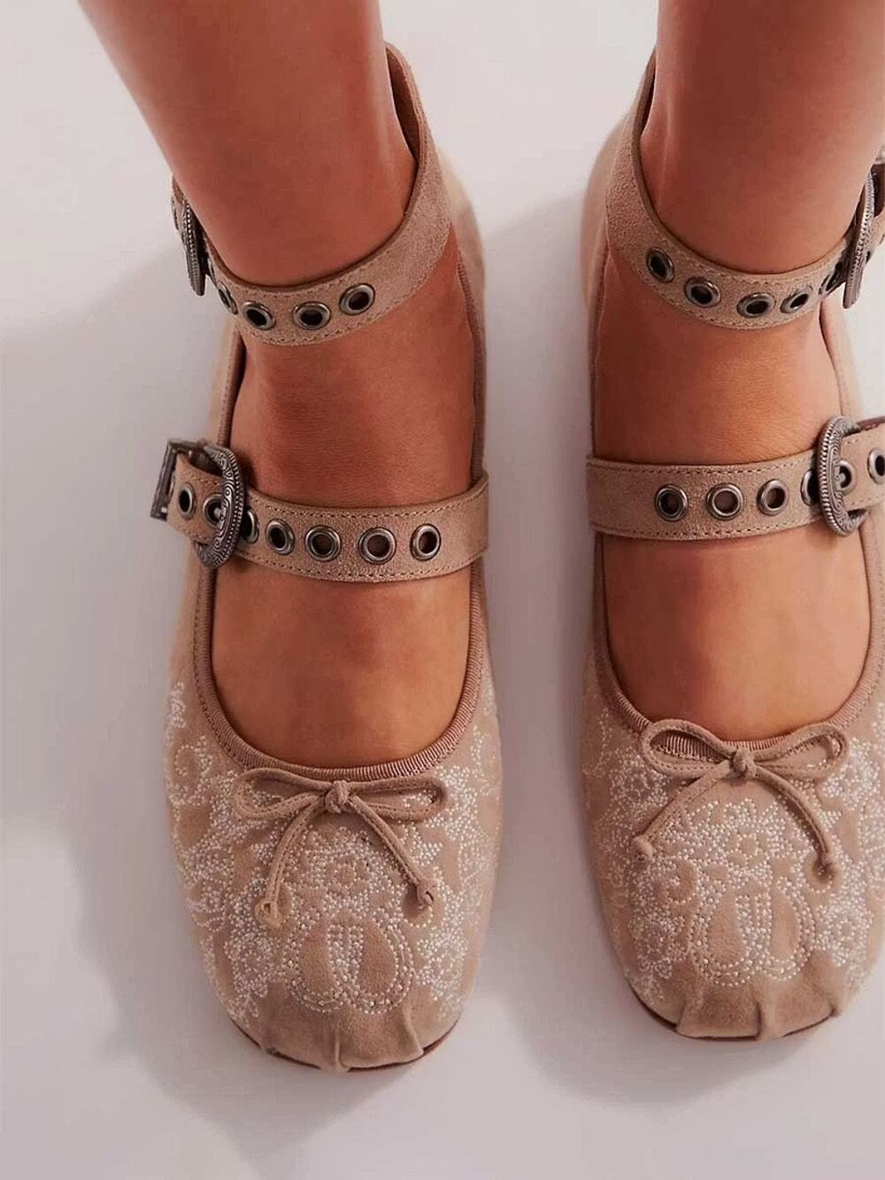 Jeffrey Campbell x Free People x Understated Leather Two Step Ballet Flats US 11